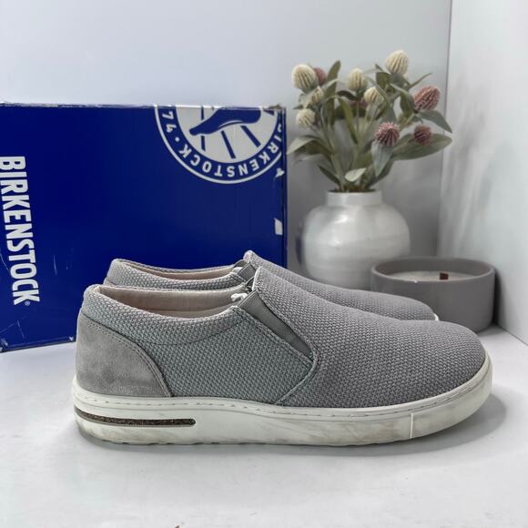 Birkenstock Oswego Slip On Shoes Gray Women 11/Men 9 Rugular Fit Light Wear - Picture 1 of 10